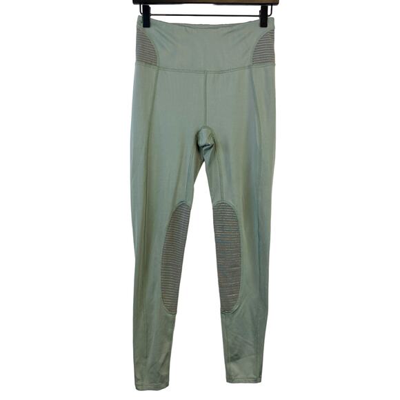 Free People Movement Size S High Rise 26” Mint Green Gray Leggings - Picture 1 of 9